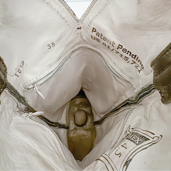 Dusty Rocker Dark Brown Black Leather Embroidered Snip Toe Cowboy Boots - Picture 10 of 11